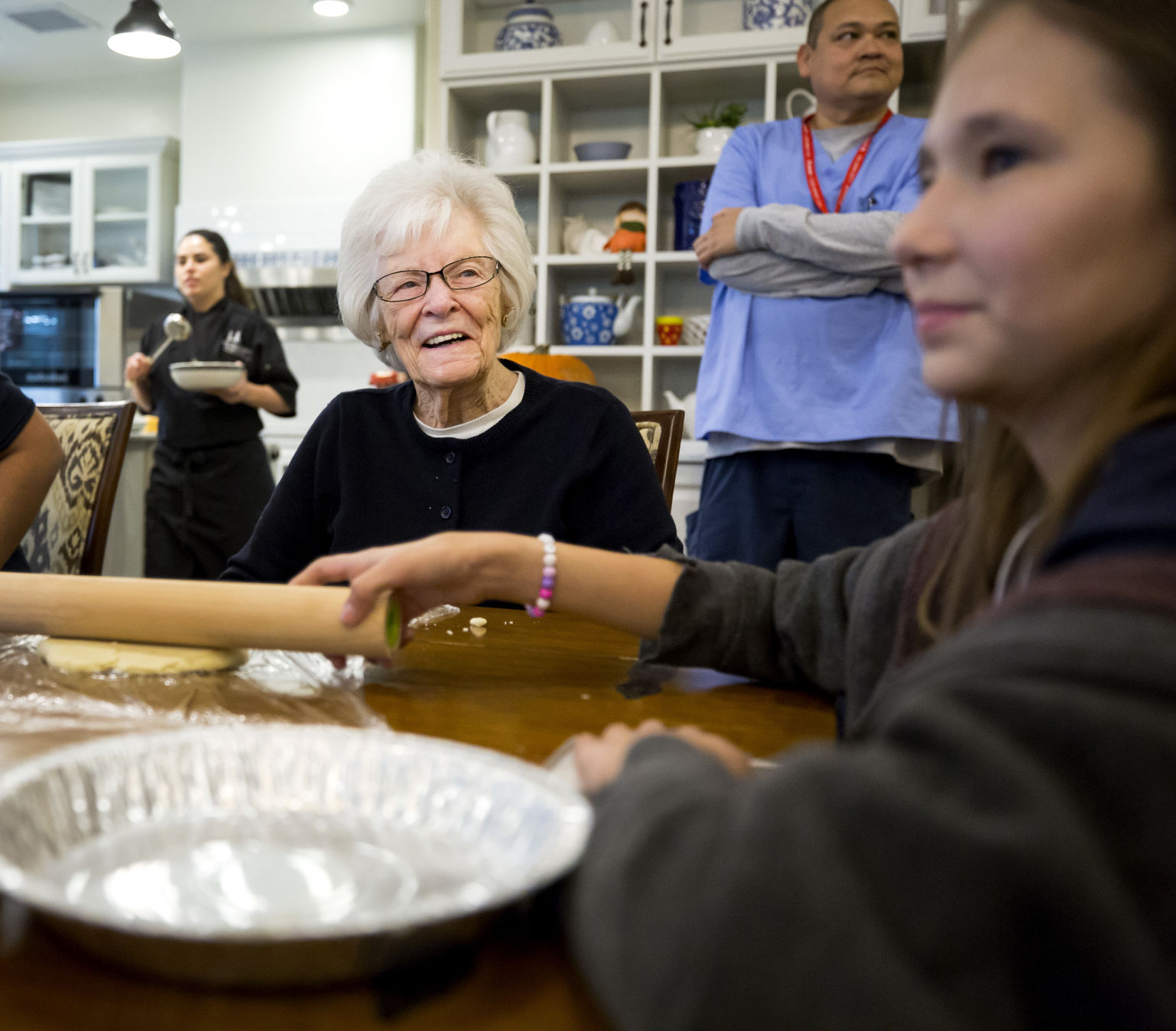 Making pies at The Hacienda at the River